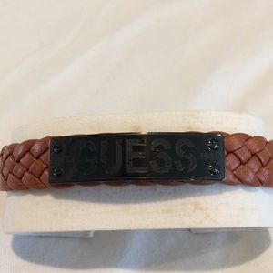 Guess Braided leather Bracelet (NEW)